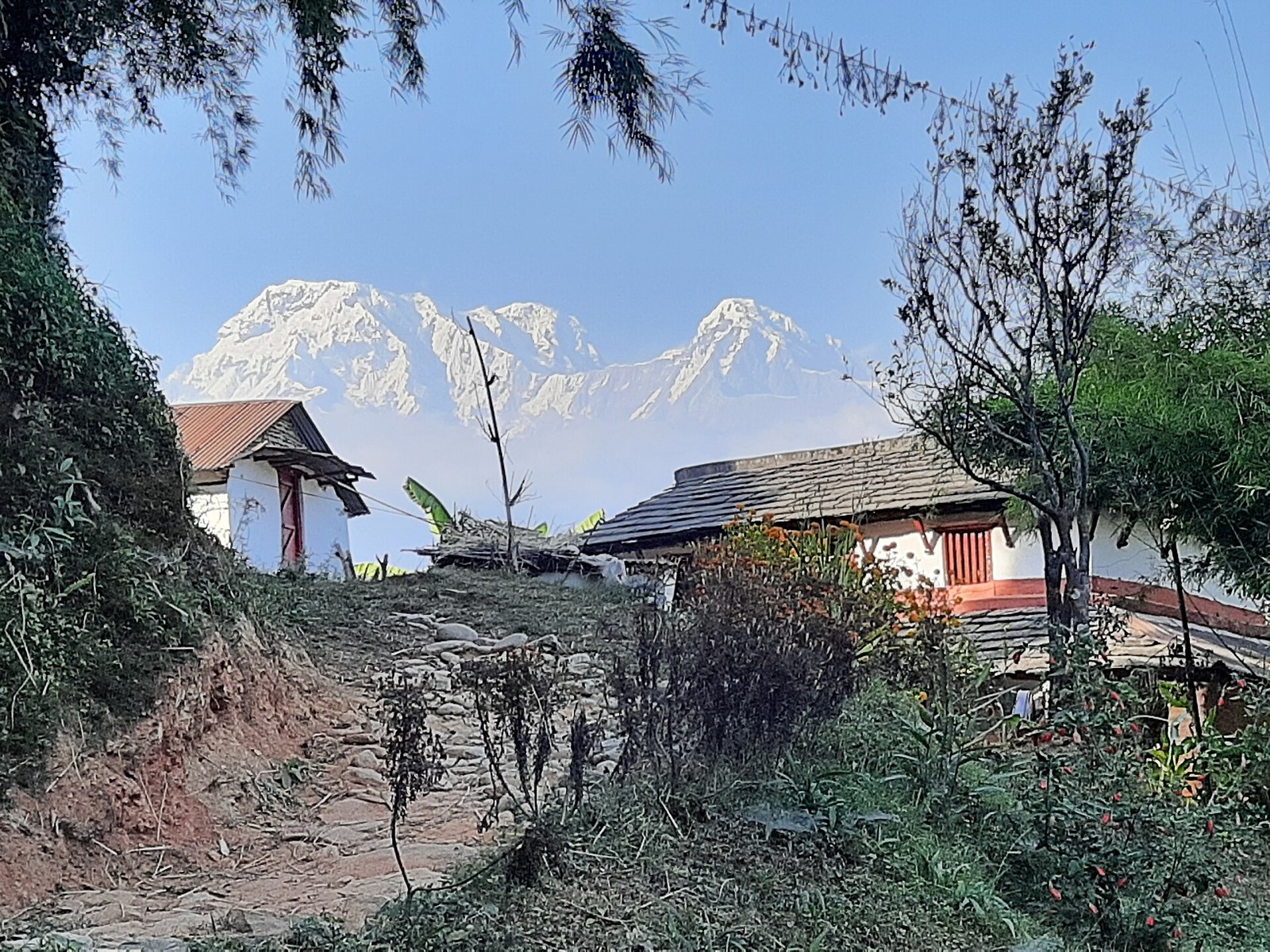 Village beneath Annapurna South
