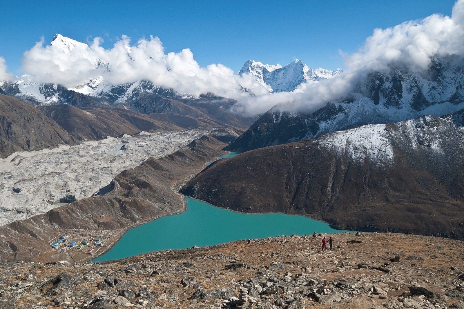 Gokyo Ri Summit Gokyo Lake Nepal Himalayas
